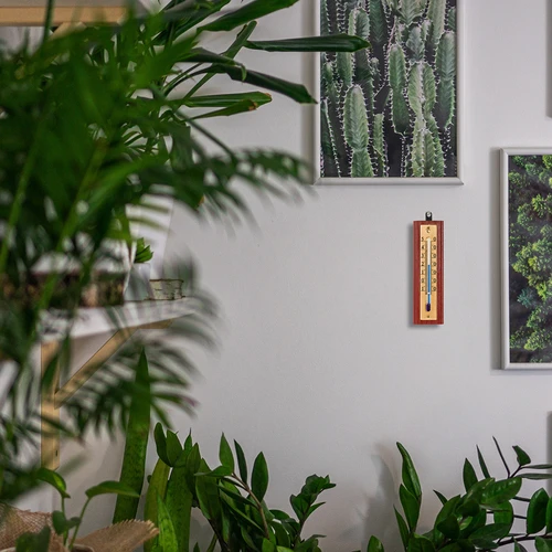 Szobahőmérő arany színű skálával (-10 °C-tól +50 °C-ig) 12 cm - 6
