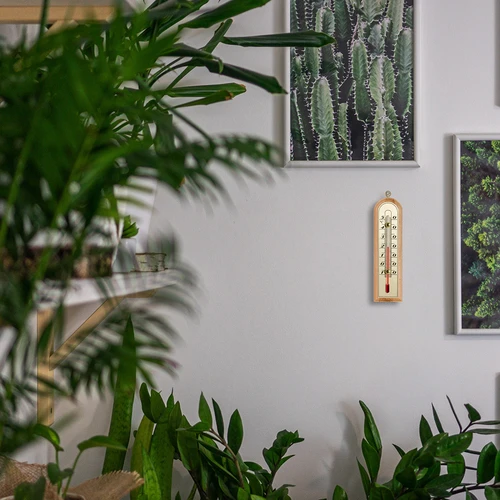 Szobahőmérő aranyszínű skálával (-10°C-tól +50°C-ig) 16 cm - 5