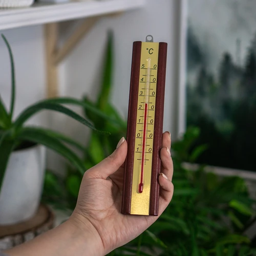 Szobahőmérő aranyszínű skálával (-40 °C-tól +50 °C-ig) 16 cm mix - 3