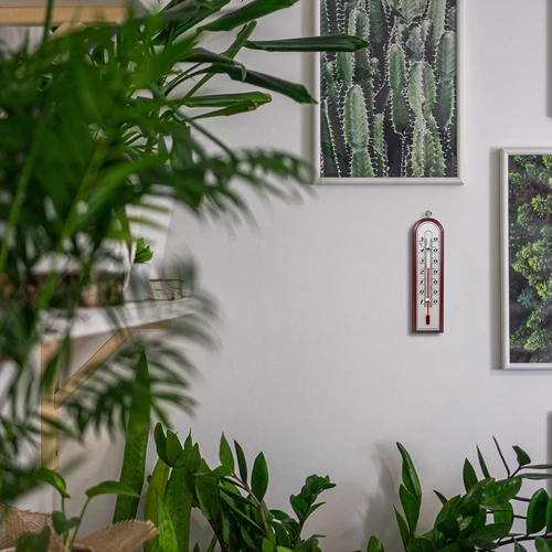 Szobahőmérő ezüst skálával (-10 °C-tól +50 °C-ig) 16 cm, mix - 6