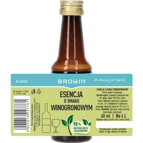 Szőlőízű esszencia, 40 ml - 4
