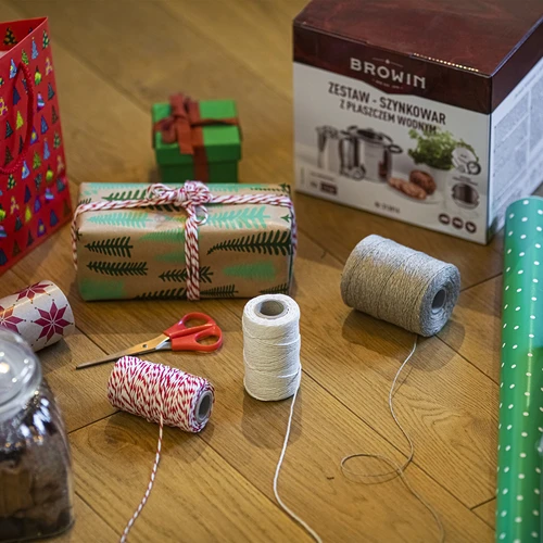 Szürke pamut hentescérna (240°C), 210 m - 2