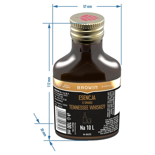 Tennessee whiskey ízű esszencia 10 L-hez - 100 ml - 6