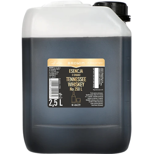 Tennessee Whiskey ízű esszencia 2,5L, 250L kész italhoz