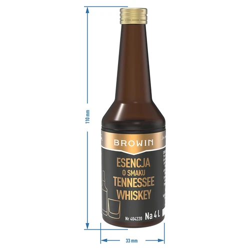 Tennessee whiskey ízű esszencia 4 L-hez - 40 ml - 8