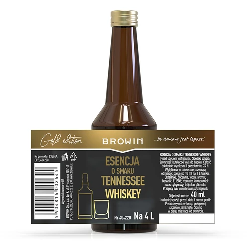 Tennessee whiskey ízű esszencia 4 literhez - 40 ml - 7