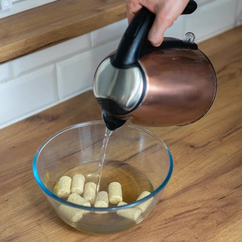 Természetes, hengeres parafadugó d.22x38, 20 db - agglomerált - 4