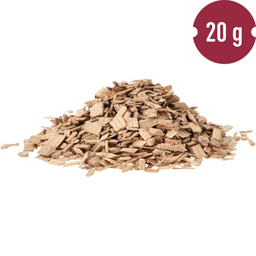 Természetes (nem pörkölt) tölgyfa forgács, 20 g - 4