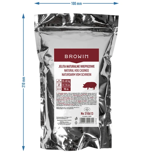 Természetes sertésbelek 28/30, 90m - 4