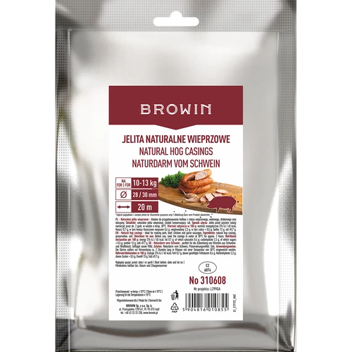 Természetes sertésbelek, kal. 28/30 mm, 20 m