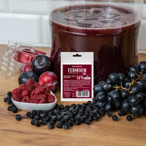 Tiszta tenyészetű, szárított Fermivin VR5 borélesztő, 7 g - 2