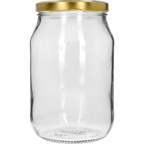 TO 1,7 L befőttesüveg arany színű kupakkal, fi 100/6, 1 db - 2
