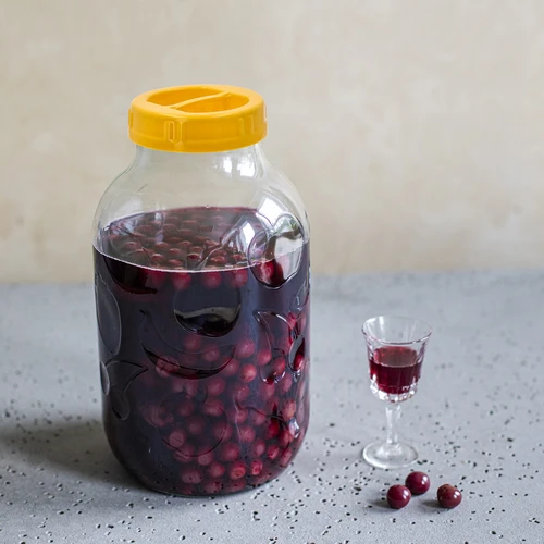 TO 5 l-es üveg és műanyag csavaros tető, fi 100, fogantyúval - 5