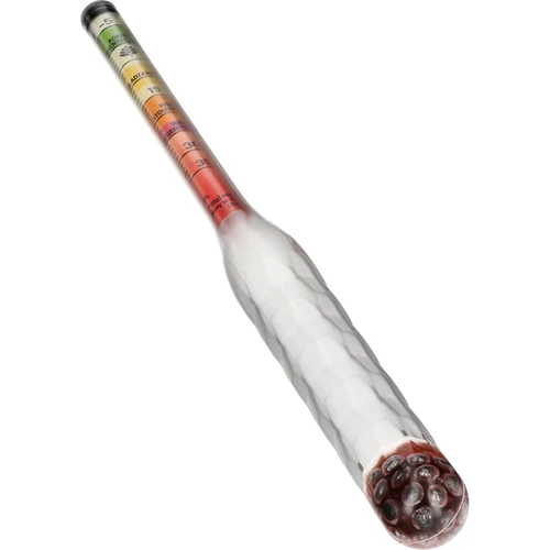 Törhetetlen cukormérő próbacsővel, mérési tartomány: -5–35°Blg - 2