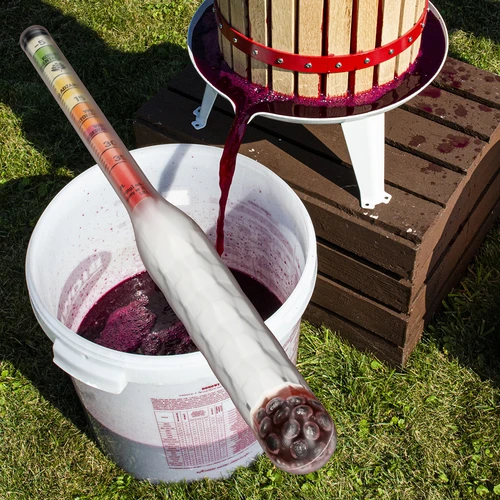 Törhetetlen cukormérő próbacsővel, mérési tartomány: -5–35°Blg - 8