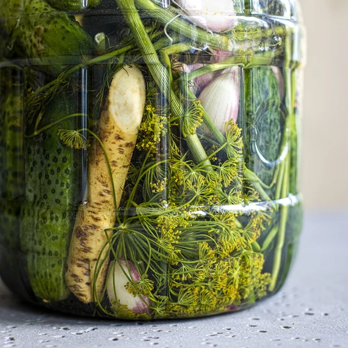 Törhetetlen, savanyításhoz való műanyag befőttesüveg, 3 l - 8