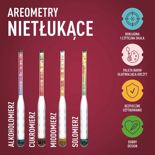 Törhetetlen sómérő próbacsővel, mérési tartomány: 0-300 g só/l - 7