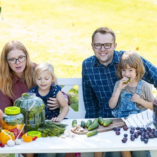 Törhetetlen, többfunkciós befőttesüveg, 8 L - 3