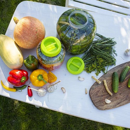 Törhetetlen, többfunkciós befőttesüveg, 8 L - 2