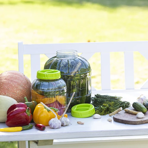 Törhetetlen, többfunkciós befőttesüveg, 8 L - 6