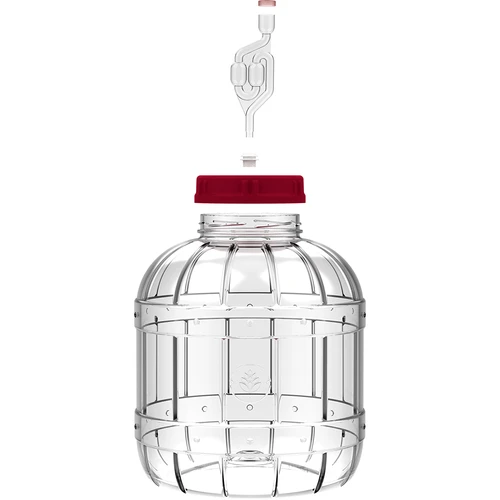 Törhetetlen, többfunkciós erjesztő edény, 8 l - 3