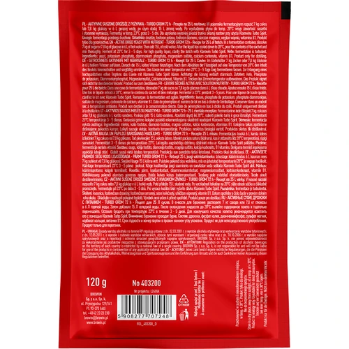 Turbo Grom 72 h turbóélesztő - 2