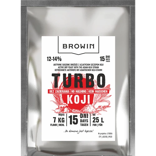 Turbo Koji szeszfőző élesztő, 50 g (cefrézés nélkül!)