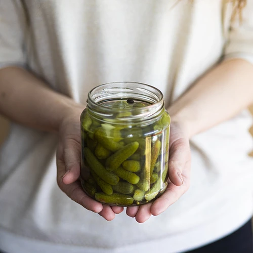 Twist-off befőttesüveg, grubasek 580 ml, aranyszínű Ø82/6 csavaros tetővel, 6 db. - 7