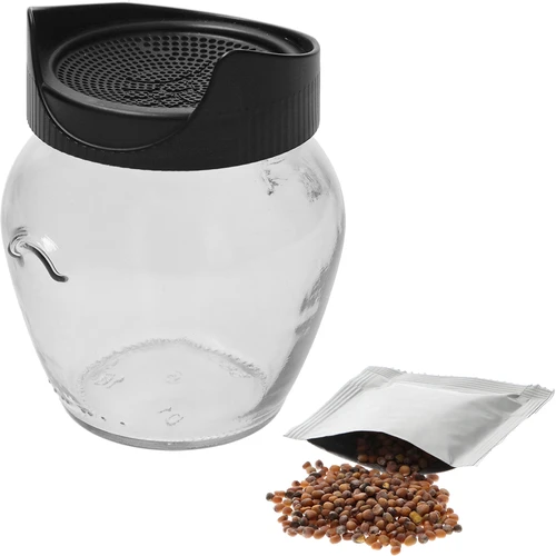 Twist-off csíráztató üveg retekmagokkal - 3