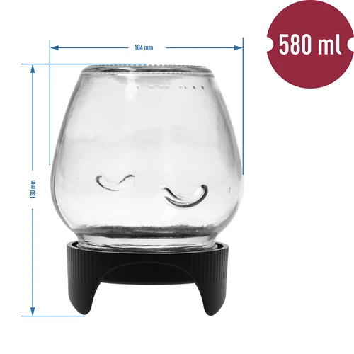 Twist-off csíráztató üveg retekmagokkal - 6