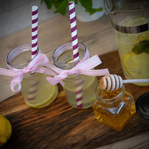 Twist-off üveg 120 ml - Négy sarok fi 53, fekete kupakkal, 6 db - 8