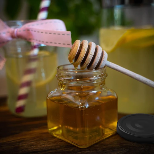 Twist-off üveg 120 ml - Négy sarok fi 53, fekete kupakkal, 6 db - 10