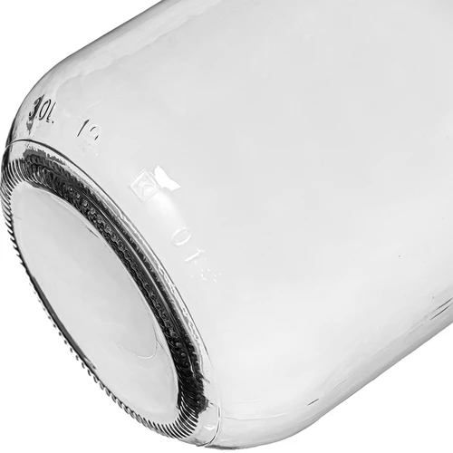 Twist-off üveg 3 L, csipesszel és fogantyús, fi 100-as műanyag csavaros fedéllel - 4