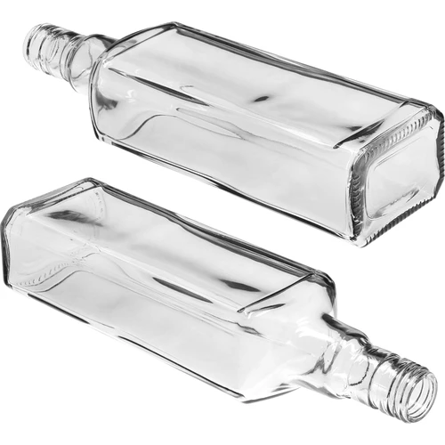 TYNKTURA díszüveg 0,5 L, fekete, hosszú Ø 28 mm-es csavarzárral, 1 db - 4
