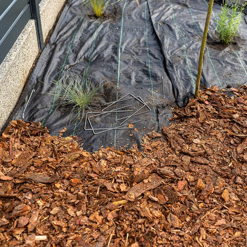 U alakú, acél rögzítő tüskék agrotextilhez - 100 db. - 10