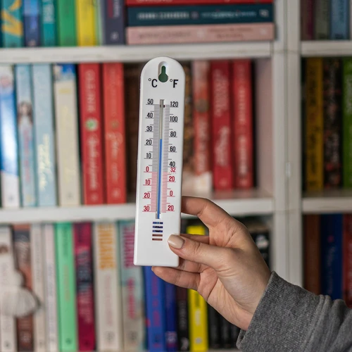 Univerzális fehér hőmérő (-30 °C-tól +50 °C-ig) 20 cm - 3