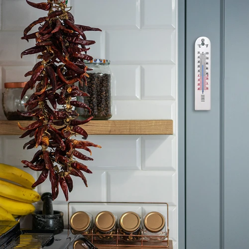 Univerzális fehér hőmérő (-30 °C-tól +50 °C-ig) 20 cm - 4