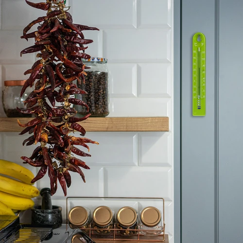 Univerzális hőmérő (-30 – +50 °C), 17 cm, zöld - 5