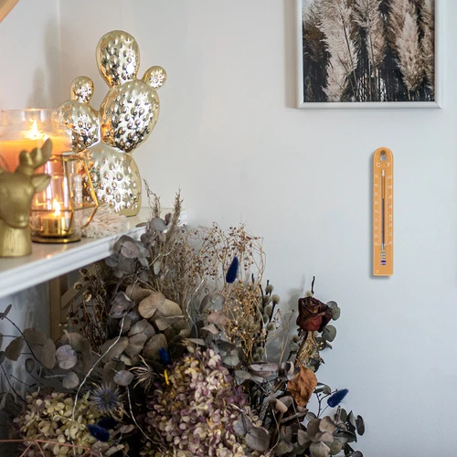 Univerzális hőmérő (-30-tól +50 °C-ig), 17 cm, világosbarna - 6