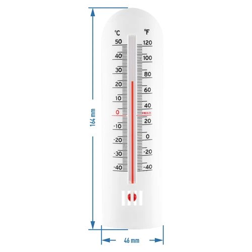 Univerzális hőmérő (-40 °C-tól +50 °C-ig), 16 cm - 2