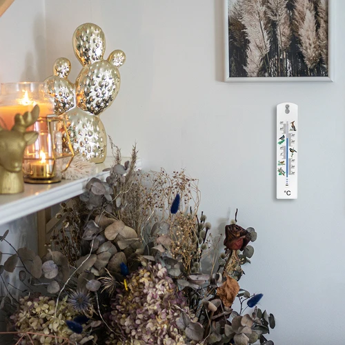 Univerzális hőmérő grafikával - madarak (-30 °C-tól +50 °C-ig) 20 cm - 5