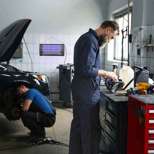 UVA rovarirtó lámpa 20 W, fekete - 11