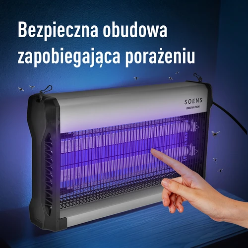 UVA rovarölő lámpa, 40 W, ezüst - 7