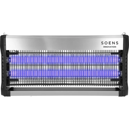 UVA rovarölő lámpa, 40 W, ezüst