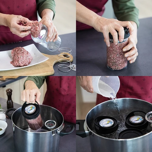 Üveg sonkafőző - DUO készlet, 2 x 450 g kapacitású - 12