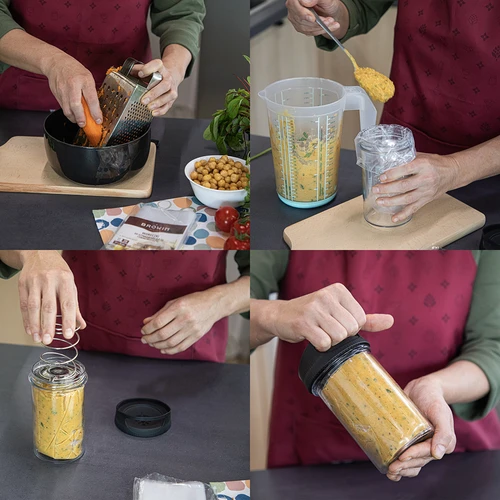 Üveg sonkafőző - DUO készlet, 2 x 450 g kapacitású - 13