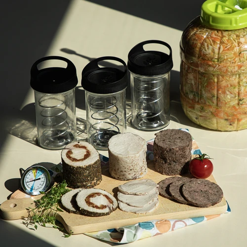 Üveg sonkafőző - DUO készlet, 2 x 450 g kapacitású - 14