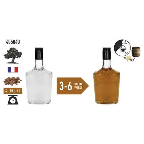 Vaníliás tölgyfa pelyhek, erősen pörkölt, 20 g - 6