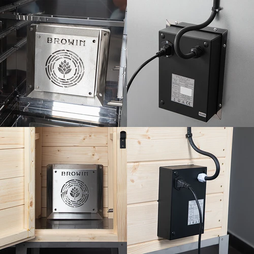 Ventilátoros fűtőmodul, 1,5 kW – kerti füstölőkhöz - 5