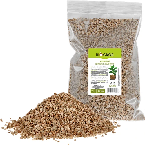 Vermikulit cserepes növényekhez és kertészkedéshez, 2 L